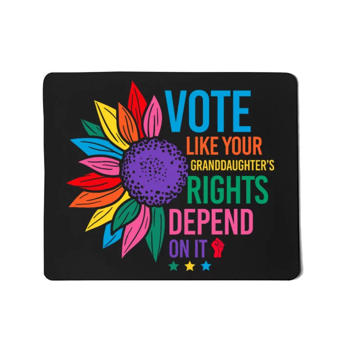 Vintage Vote Like Your Granddaughters Rights Depend On It Mousepad