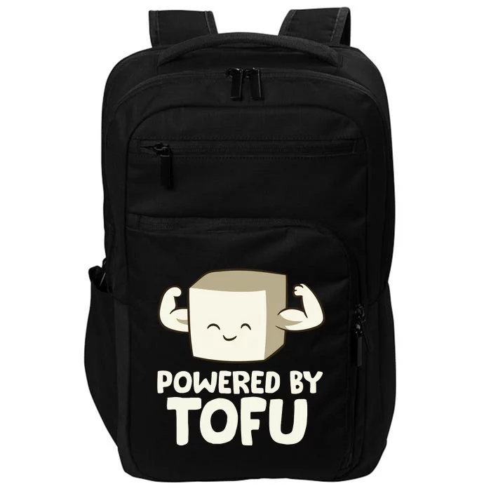 Vegan Vegetarian Love Tofu Powered By Tofu Impact Tech Backpack