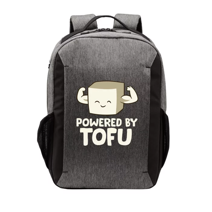 Vegan Vegetarian Love Tofu Powered By Tofu Vector Backpack