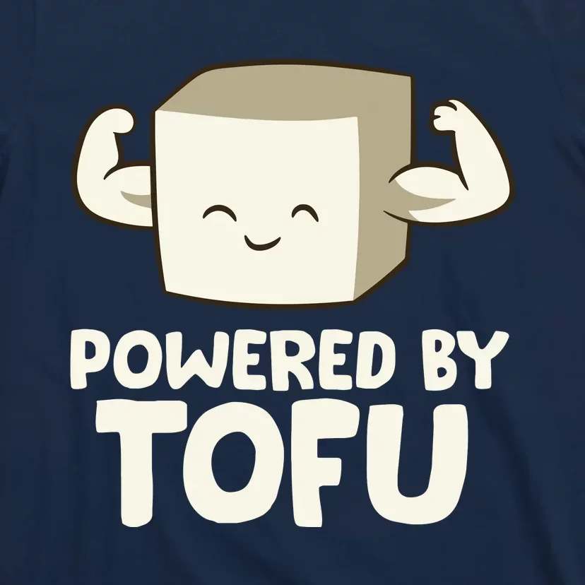 Vegan Vegetarian Love Tofu Powered By Tofu T-Shirt