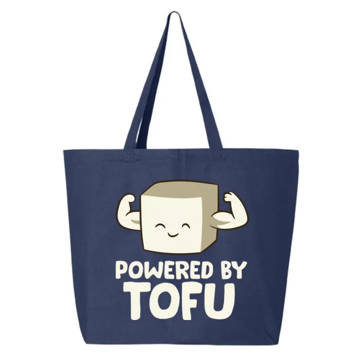 Vegan Vegetarian Love Tofu Powered By Tofu 25L Jumbo Tote