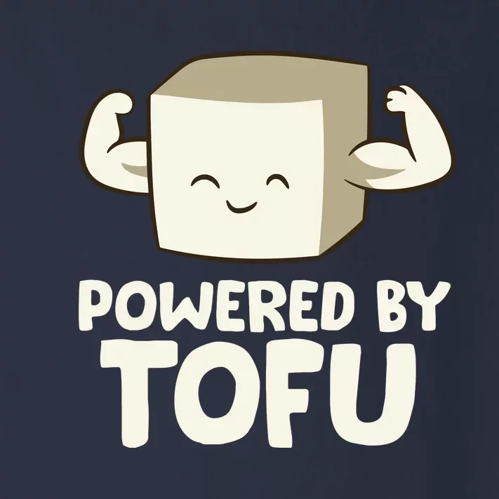 Vegan Vegetarian Love Tofu Powered By Tofu Toddler Long Sleeve Shirt