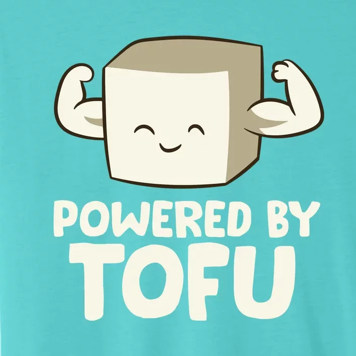 Vegan Vegetarian Love Tofu Powered By Tofu ChromaSoft Performance T-Shirt