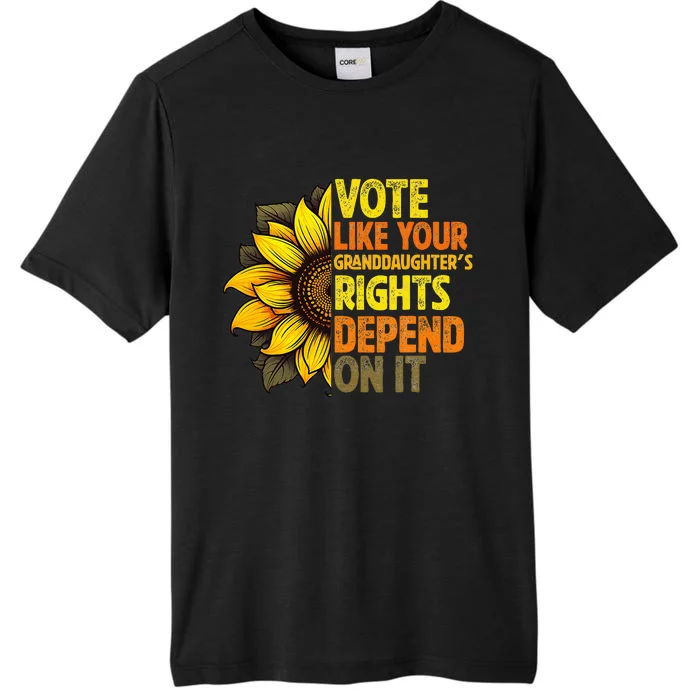 Vintage Vote Like Your Granddaughters Rights Depend On It ChromaSoft Performance T-Shirt