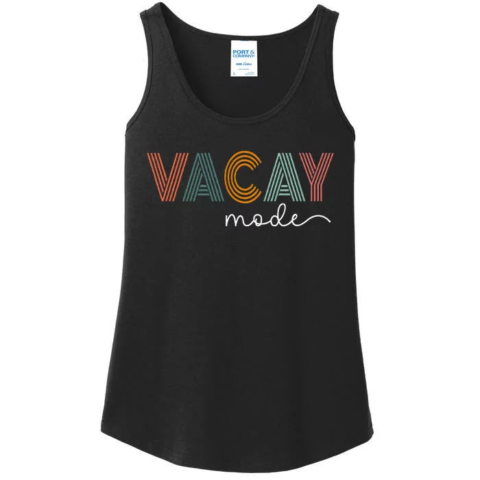 Vintage Vacay Mode For Camping Family Vacations In 2023 Ladies Essential Tank