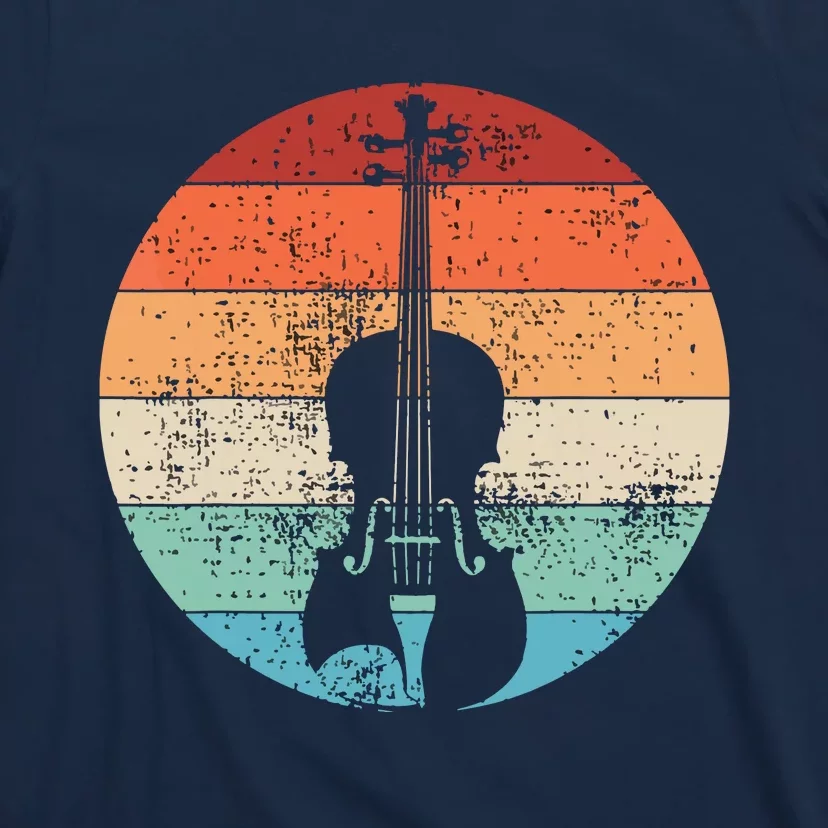 Violin Violinist Musical Instrument Retro T-Shirt