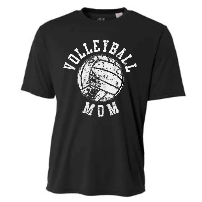 Vintage Volleyball Mom Cooling Performance Crew T-Shirt