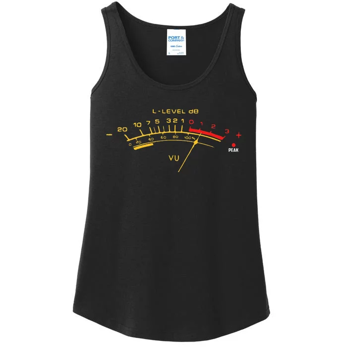 Volume Vu Meter Audio Engineer Recording Fan Ladies Essential Tank