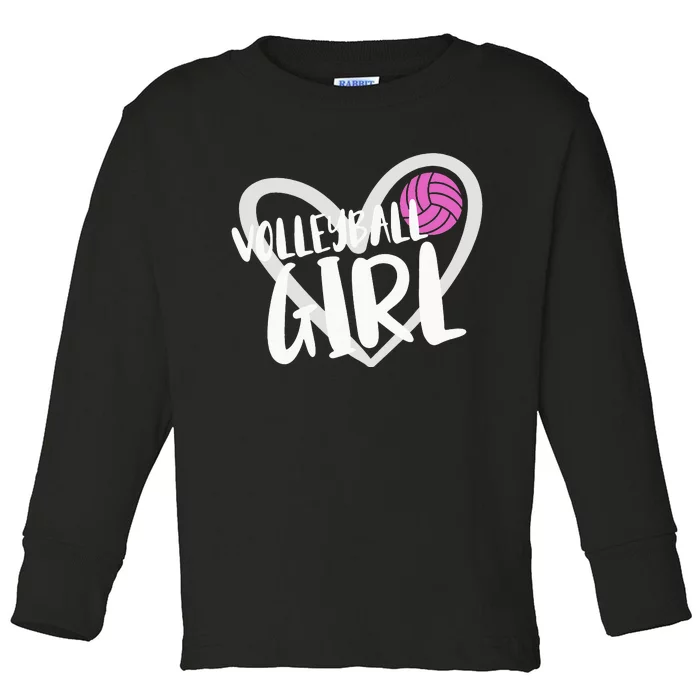 Volleyball Toddler Long Sleeve Shirt