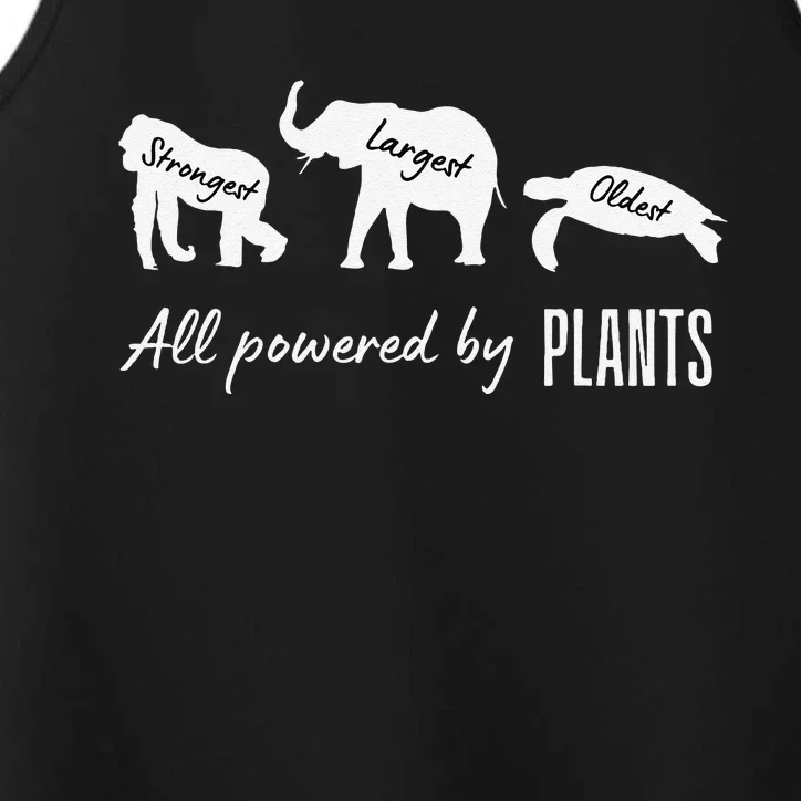 Vegan Vegetarian Powered By Plants Strongest Largest Oldest Performance Tank