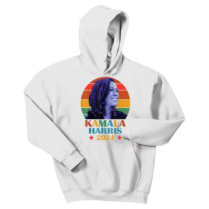 Vintage Vote President Kamala Election 2024 Kamala Harris 2024 Gift Kids Hoodie