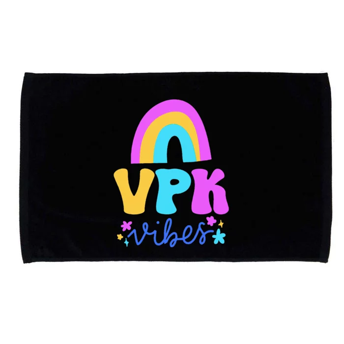 Vpk Vibes Prek Vpk Teacher And Vpk Student Microfiber Hand Towel