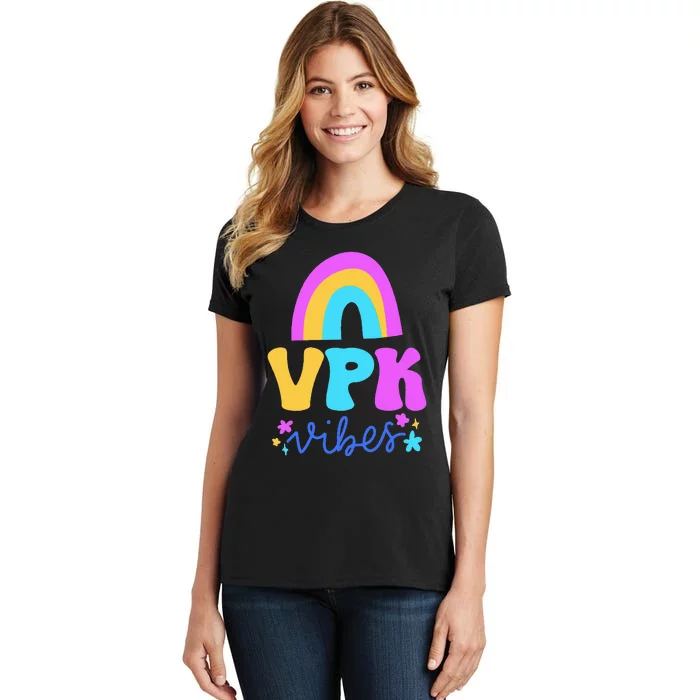 Vpk Vibes Prek Vpk Teacher And Vpk Student Women's T-Shirt