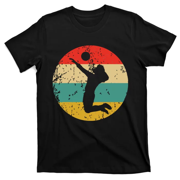 Volleyball Vintage Retro Volleyball Player T-Shirt