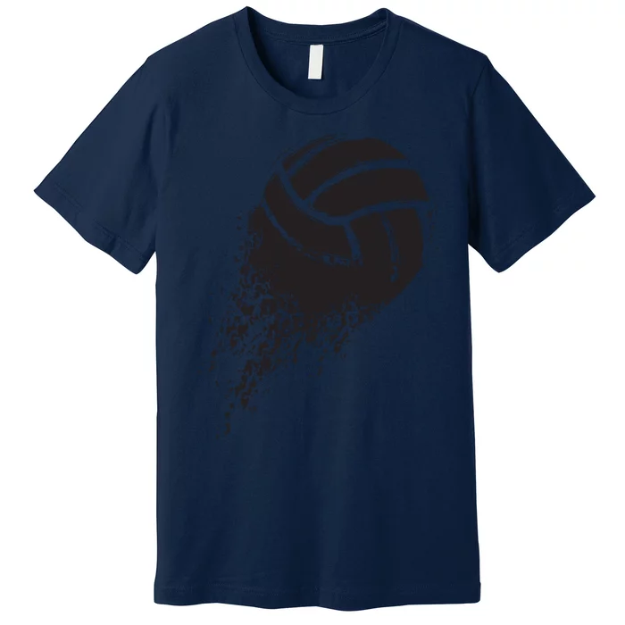 Volleyball Vintage Retro Sports Volleyball Player Premium T-Shirt