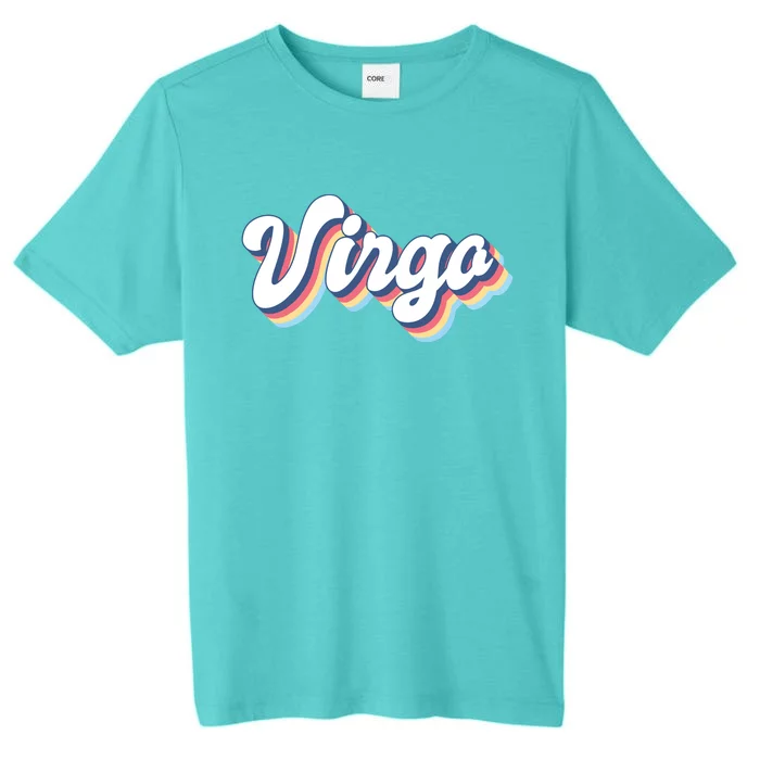 Virgo Vintage Retro Zodiac Sign Virgo Constellation Design ChromaSoft Performance T-Shirt