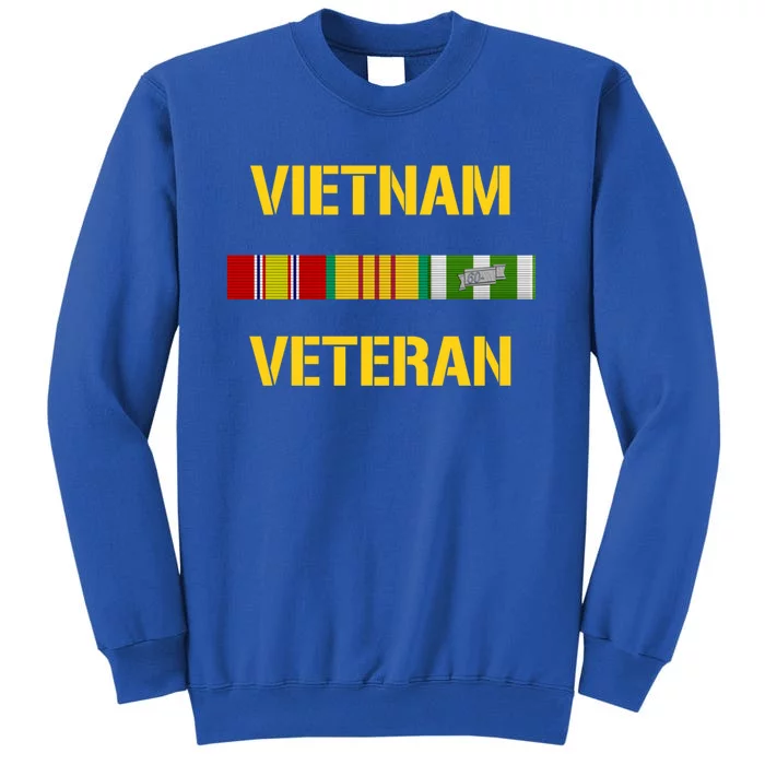 Vietnam Veteran Ribbon Bar Gift Tall Sweatshirt