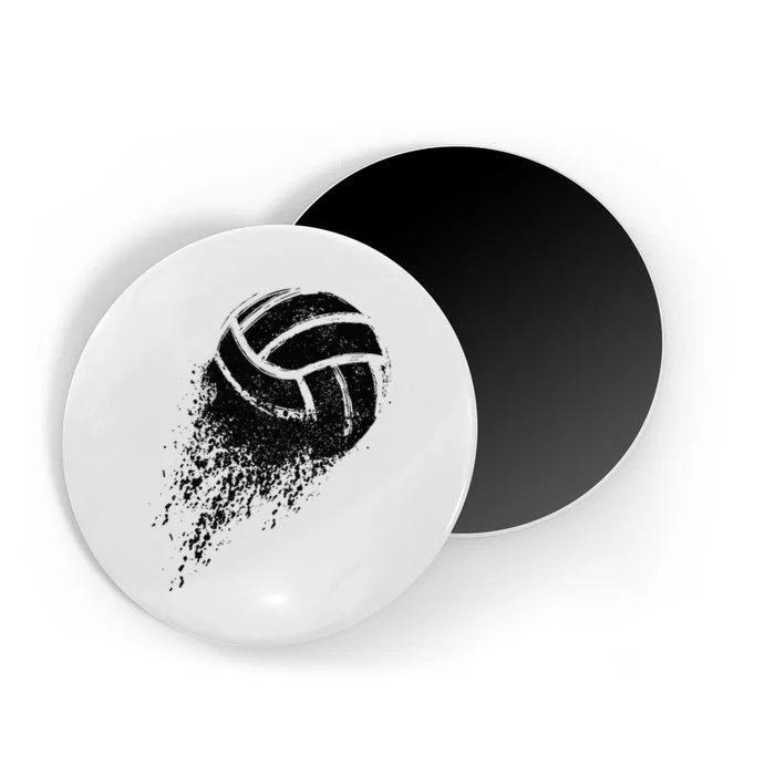 Volleyball Vintage Retro Sports Volleyball Player Magnet