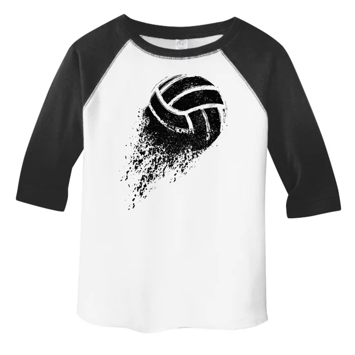 Volleyball Vintage Retro Sports Volleyball Player Toddler Fine Jersey T-Shirt