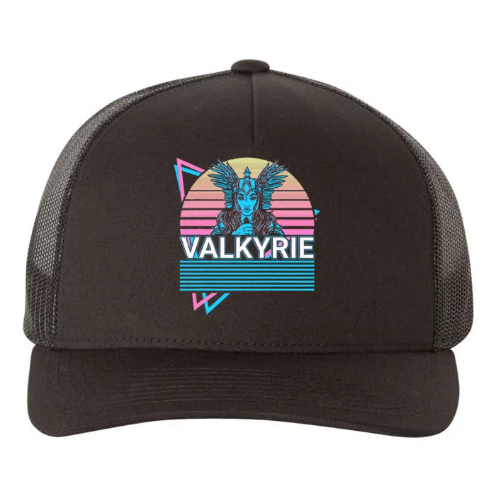 Valkyrie Viking Retro Yupoong Adult 5-Panel Trucker Hat