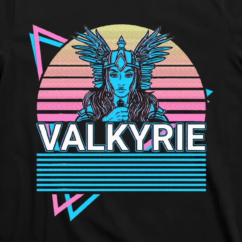 Valkyrie Viking Retro T-Shirt