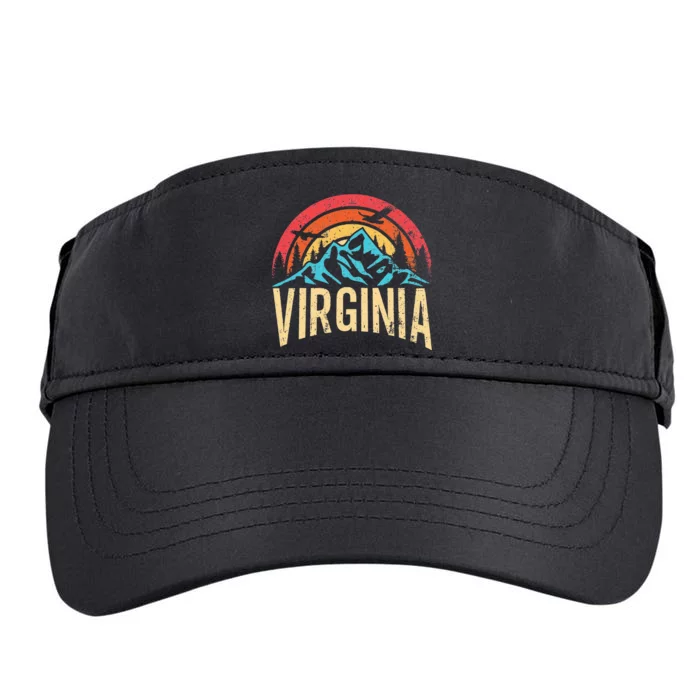 Virginia Virginia State Retro Virginia Adult Drive Performance Visor