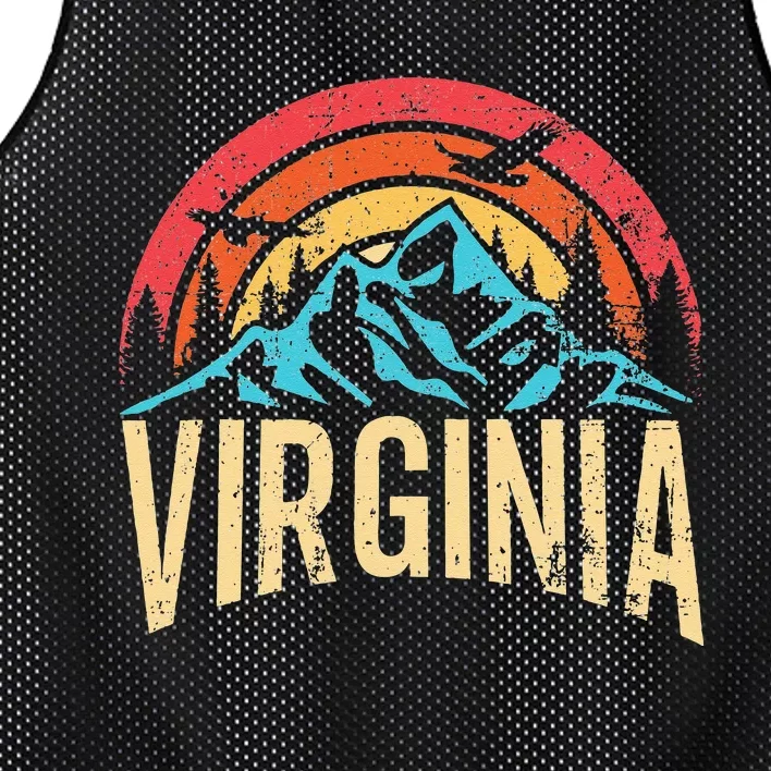 Virginia Virginia State Retro Virginia Mesh Reversible Basketball Jersey Tank