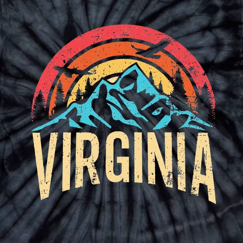 Virginia Virginia State Retro Virginia Tie-Dye T-Shirt