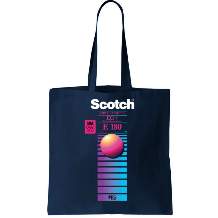 Vaporwave Vhs Scotch E180 Eg+ Tote Bag