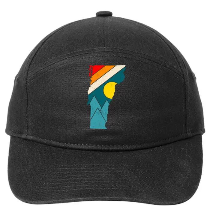 Vintage Vermont Sunset 7-Panel Snapback Hat