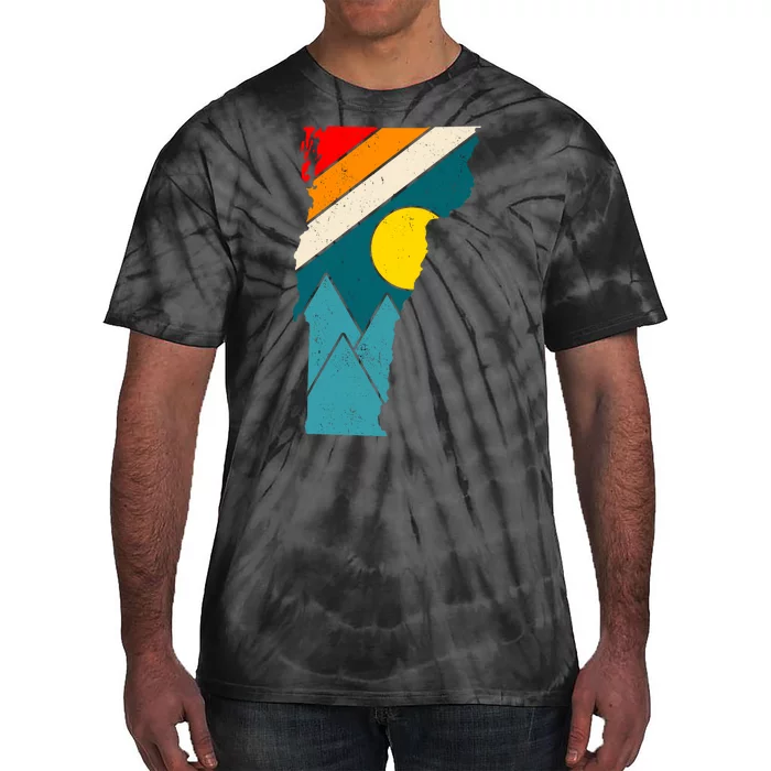 Vintage Vermont Sunset Tie-Dye T-Shirt