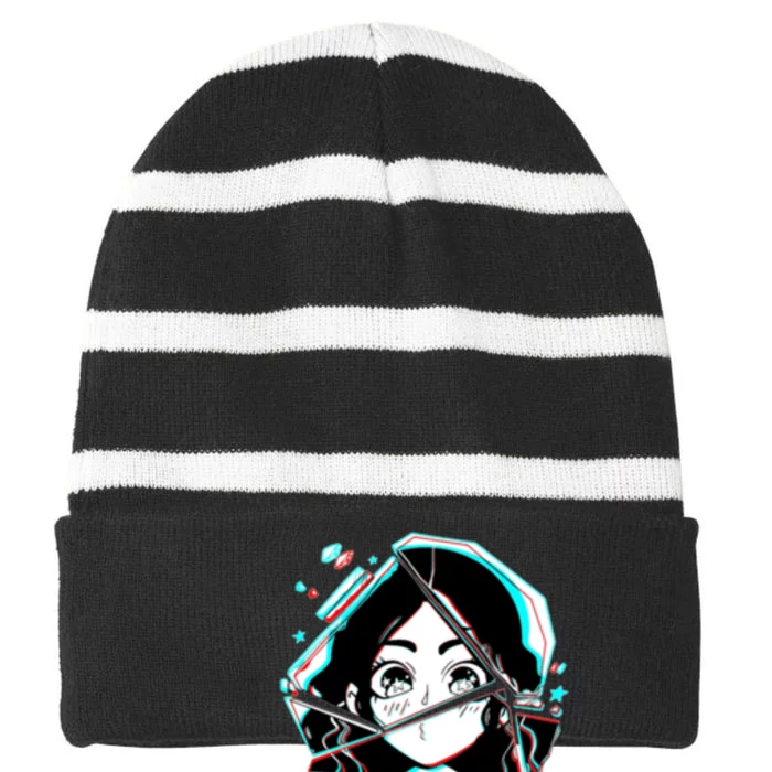 Venom V3nom Stunt Team Striped Beanie with Solid Band