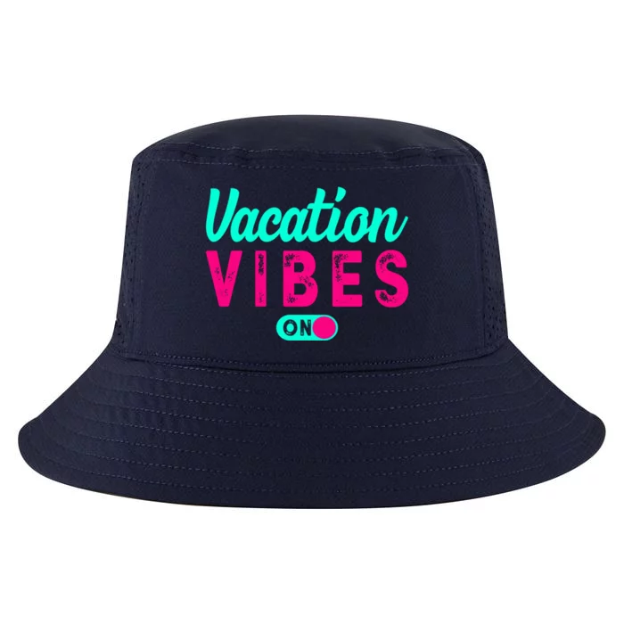 Vacay Vibes Summer Cruise Family Beach Mode Relax Vacation Meaningful Gift Cool Comfort Performance Bucket Hat