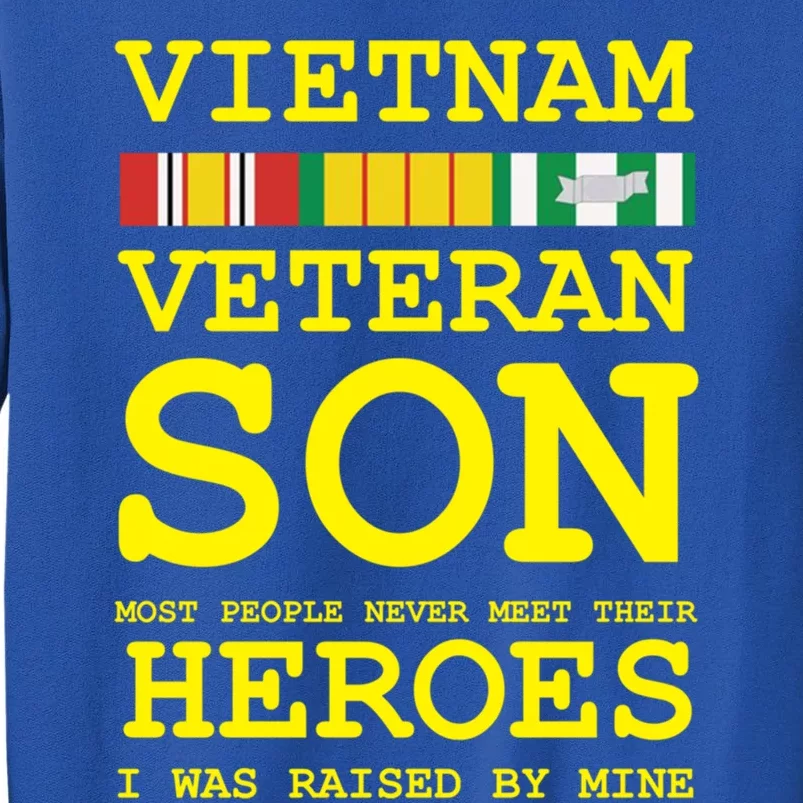 Vietnam Veteran Son Gift For Veterans Day Gift Tall Sweatshirt