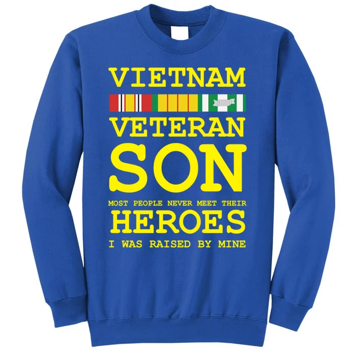 Vietnam Veteran Son Gift For Veterans Day Gift Tall Sweatshirt