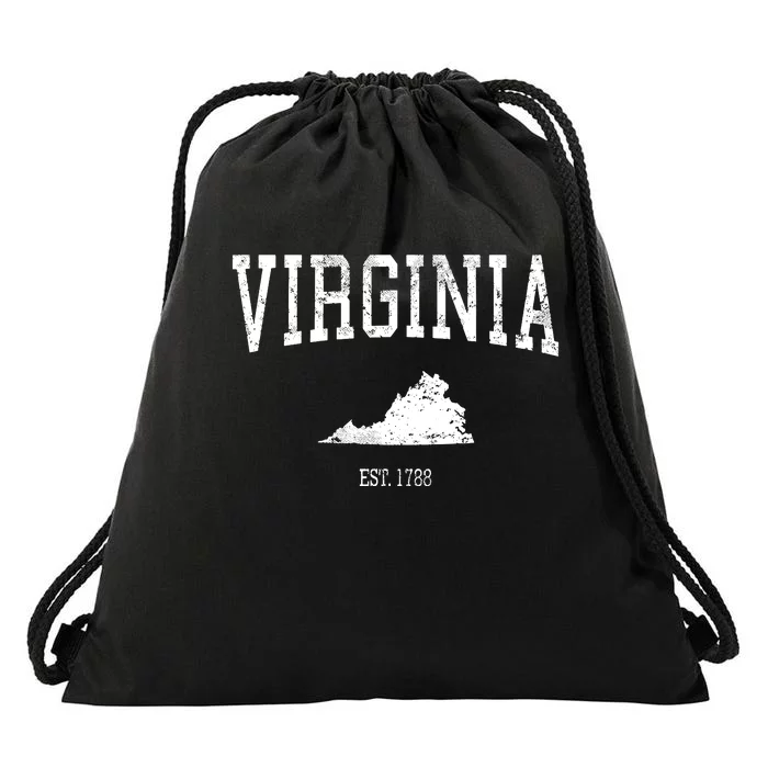 Virginia Vintage Sports Design Va Drawstring Bag