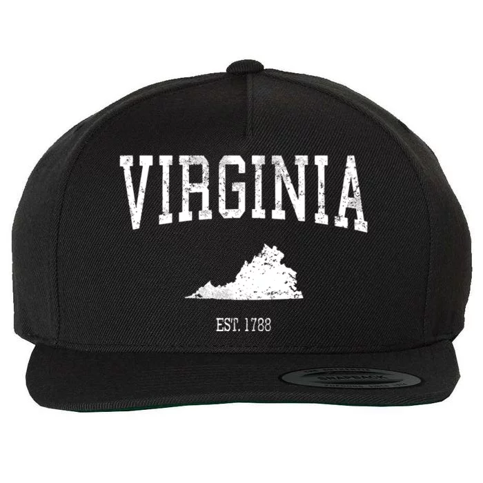 Virginia Vintage Sports Design Va Wool Snapback Cap