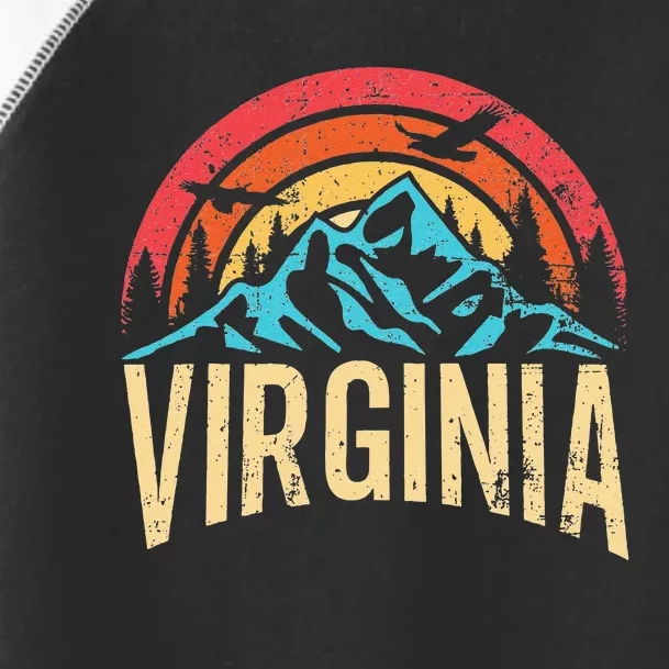 Virginia Virginia State Retro Virginia Toddler Fine Jersey T-Shirt