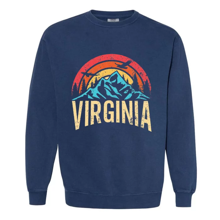 Virginia Virginia State Retro Virginia Garment-Dyed Sweatshirt