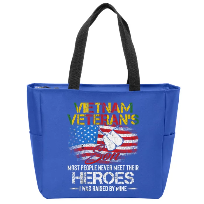 Vietnam Veterans Son Vietnam Vet Gift Zip Tote Bag