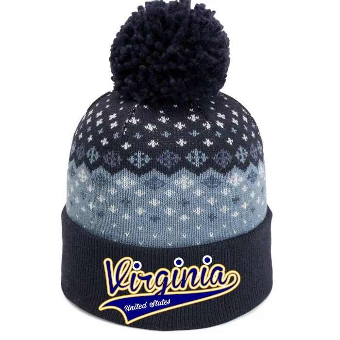 Virginia Varsity Style The Baniff Cuffed Pom Beanie