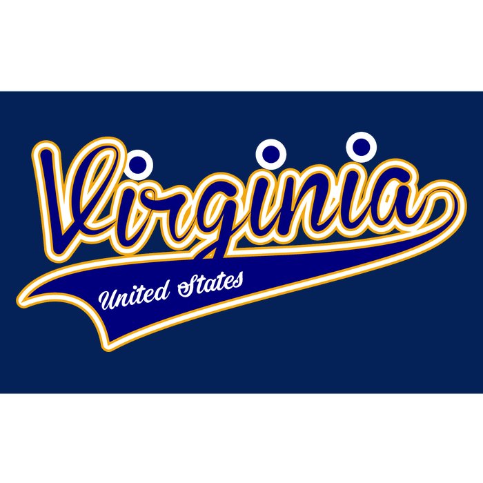 Virginia Varsity Style Bumper Sticker