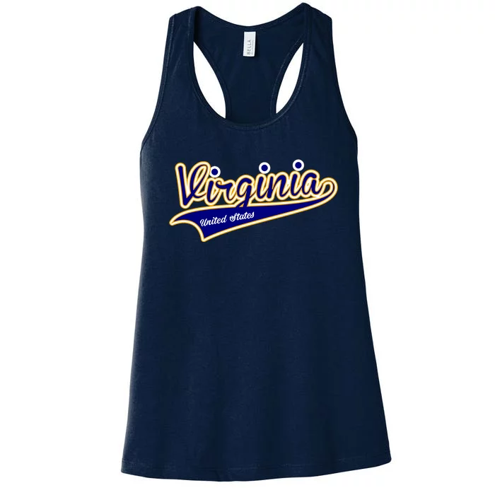 Virginia Varsity Style Women's Racerback Tank