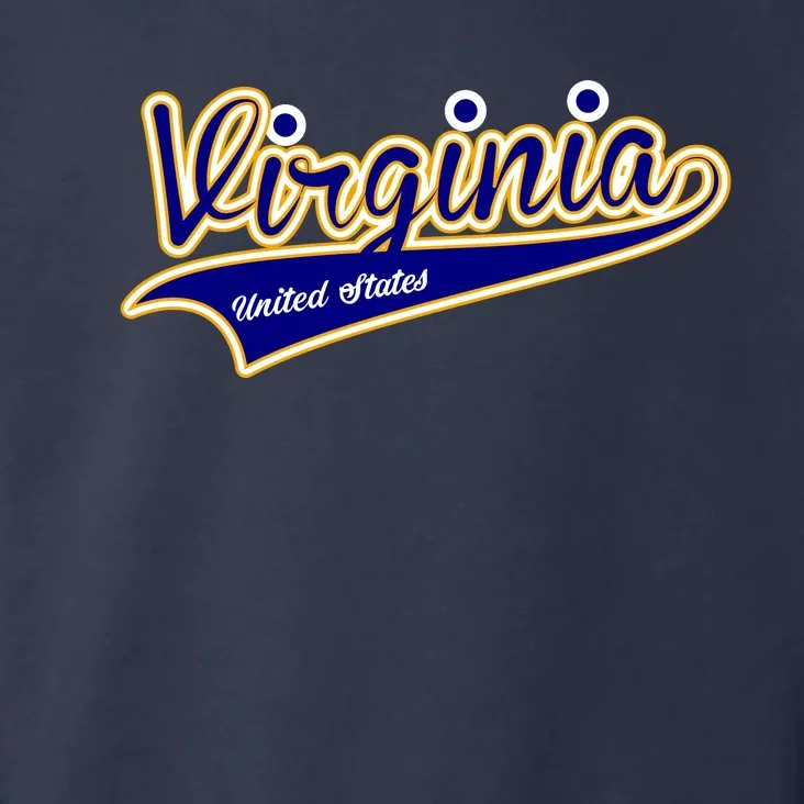 Virginia Varsity Style Toddler Hoodie