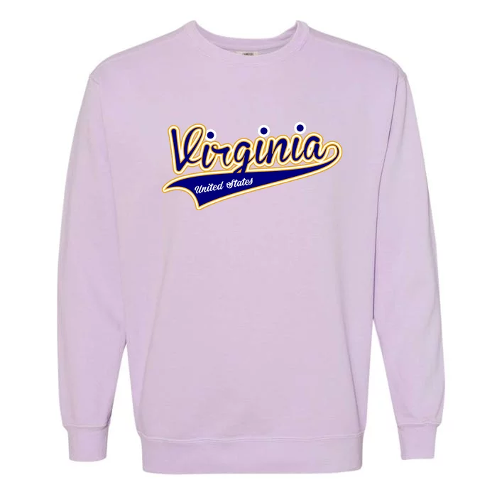 Virginia Varsity Style Garment-Dyed Sweatshirt