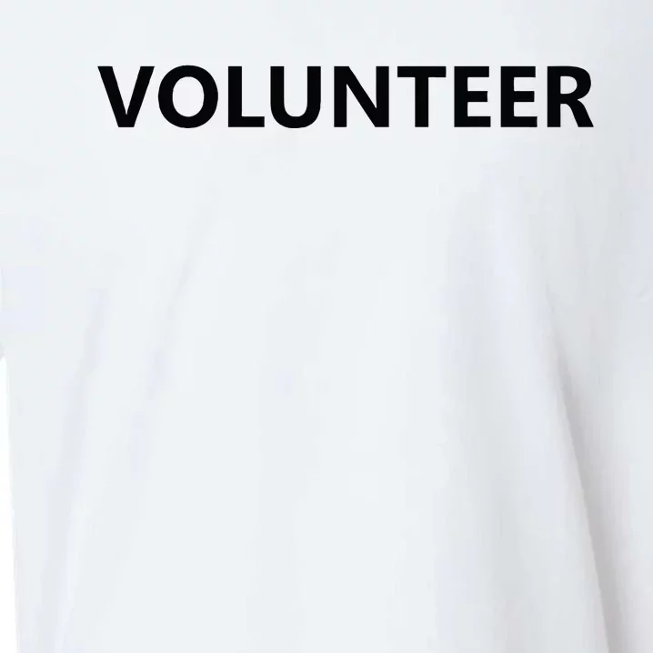 Volunteer Volunteering Staff Uniform Event Church Group Sueded Cloud Jersey T-Shirt