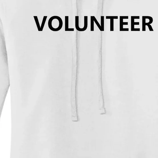 Volunteer Volunteering Staff Uniform Event Church Group Women's Pullover Hoodie