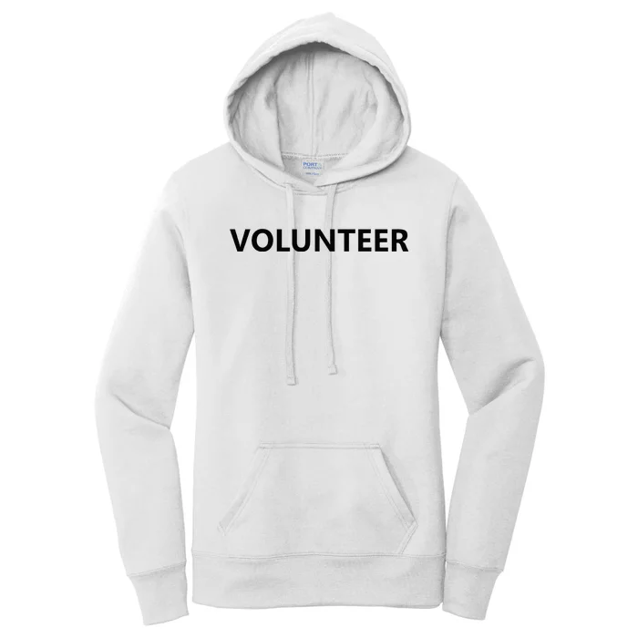 Volunteer Volunteering Staff Uniform Event Church Group Women's Pullover Hoodie