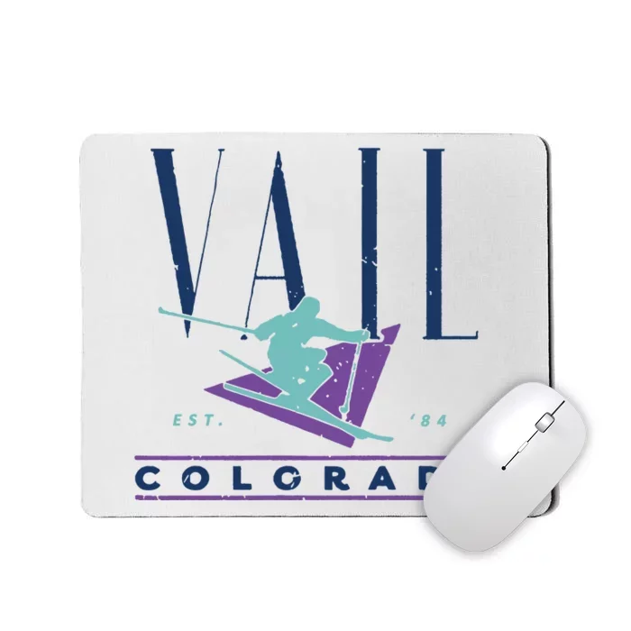 Vail Vintage Ski Mousepad