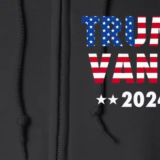 Vance Vp Trump Vice President Vance Trump Full Zip Hoodie